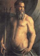 Agnolo Bronzino Portrait des Andrea Doria als Neptun Norge oil painting reproduction